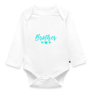 Cadeaux Petite Soeur - Body Bébé bio manches longues - blanc - Devant
