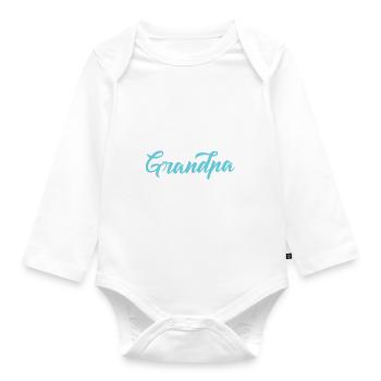 Cadeaux arrière-grand-père - Body Bébé bio manches longues - blanc - Devant