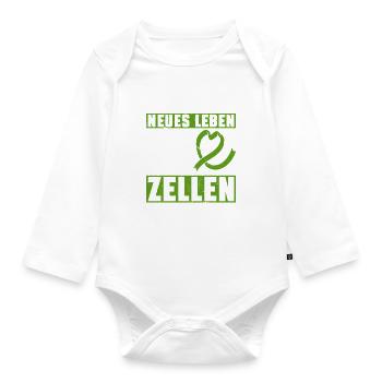 Stem Cells Stem Cell Therapy Stem Cell Donation - Organic Longsleeve Baby Bodysuit - white - Front