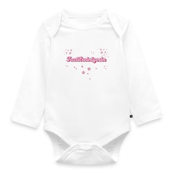 Laundry Graduation Gift Textile Cleaner - Organic Longsleeve Baby Bodysuit - white - Front