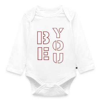 Be you - Baby Bio-Langarm-Body - Weiß - Vorne