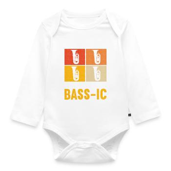 Tuba Tubiste - Body Bébé bio manches longues - blanc - Devant