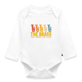 Tuba Tubiste - Body Bébé bio manches longues - blanc - Devant