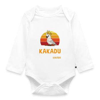 Sei Immer Du Selbst Außer Du Kannst Kakadu Sein - Baby Bio-Langarm-Body - Weiß - Vorne
