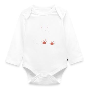 Rock Paper Scissors - Baby Bio-Langarm-Body - Weiß - Vorne