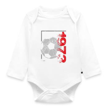 Édition limitée 1973 Édition limitée Football - Body Bébé bio manches longues - blanc - Devant
