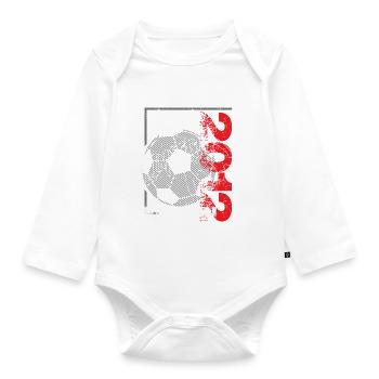 Limited Edition 2012 Limited Edition Football - Organic Longsleeve Baby Bodysuit - white - Front