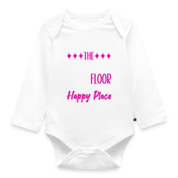 Stepptanz Stepptänzer - Baby Bio-Langarm-Body - Weiß - Vorne