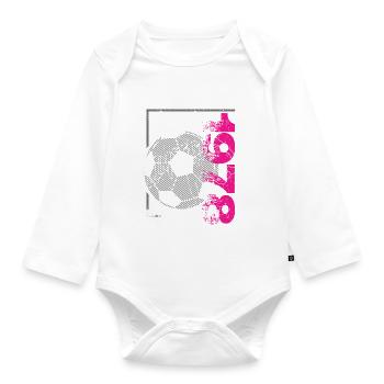 Limited Edition 1978 Limited Edition Football - Organic Longsleeve Baby Bodysuit - white - Front