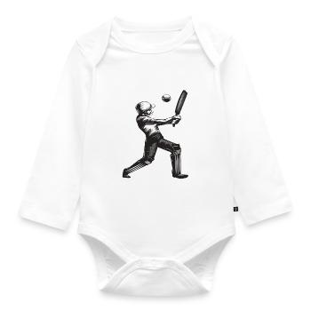 Édition limitée 1983 Édition limitée Cricket - Body Bébé bio manches longues - blanc - Devant