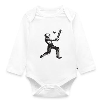 Limited Edition 2007 Limited Edition Cricket - Baby Bio-Langarm-Body - Weiß - Vorne