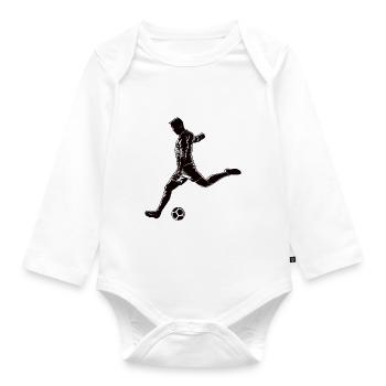 Limited Edition 2004 Limited Edition Fußball - Baby Bio-Langarm-Body - Weiß - Vorne