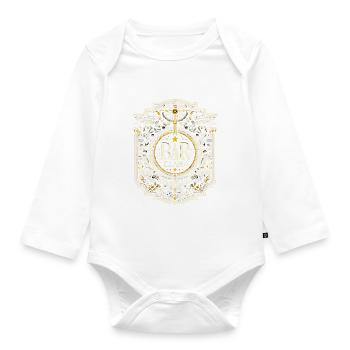 Bar Exam Survivor 12 - Organic Longsleeve Baby Bodysuit - white - Front