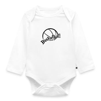 Basketball Players Basketball Players Basketball - Organic Longsleeve Baby Bodysuit - white - Front