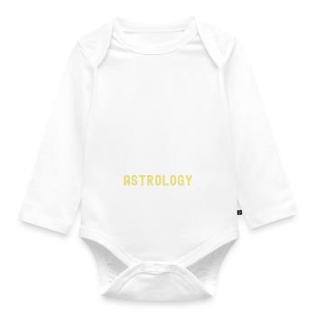 Atronome Astronomie - Baby Bio-Langarm-Body - Weiß - Vorne