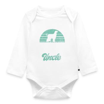 Afghan Hound Gifts - Organic Longsleeve Baby Bodysuit - white - Front