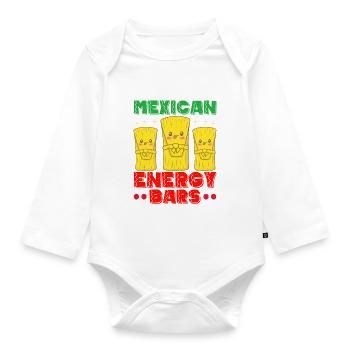 Tamale Mexikanisches Essen Tamale Liebhaber - Baby Bio-Langarm-Body - Weiß - Vorne
