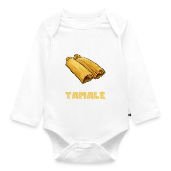Tamale Cuisine mexicaine Tamale Lover - Body Bébé bio manches longues - blanc - Devant