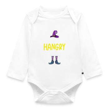 I'm the Hangry Witch - Baby Bio-Langarm-Body - Weiß - Vorne