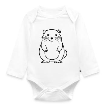 Marmot - Organic Longsleeve Baby Bodysuit - white - Front
