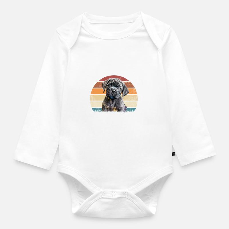 Cadeaux Cane Corso - Body Bébé bio manches longues - blanc