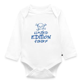 Limited Edition 1997 Geburtstag 1997 Geboren - Baby Bio-Langarm-Body - Weiß - Vorne