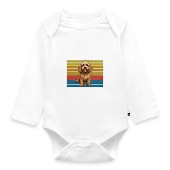 Cockapoo Gifts - Organic Longsleeve Baby Bodysuit - white - Front