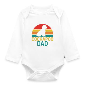Cockapoo Gifts - Organic Longsleeve Baby Bodysuit - white - Front