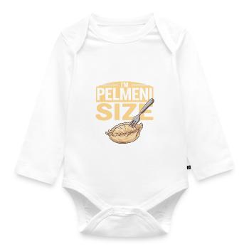 Pelmeni Cuisine russe - Body Bébé bio manches longues - blanc - Devant