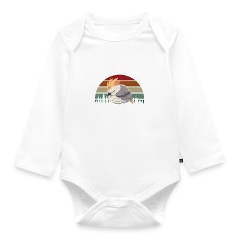 Cadeaux de calopsitte - Body Bébé bio manches longues - blanc - Devant