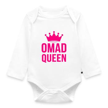 Intermittent fasting Intermittent fasting - Organic Longsleeve Baby Bodysuit - white - Front
