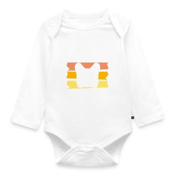 Corgi Gifts for Corgi Lovers - Organic Longsleeve Baby Bodysuit - white - Front
