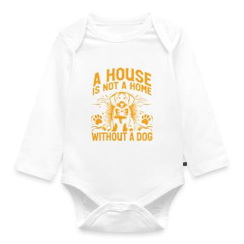 Dog Mom Gifts for Women - Baby Bio-Langarm-Body - Weiß - Vorne