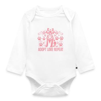Dog Mom Gifts for Women - Baby Bio-Langarm-Body - Weiß - Vorne