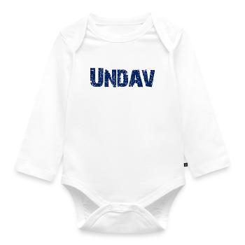 UNDAV German Soccer Star - Baby Bio-Langarm-Body - Weiß - Vorne