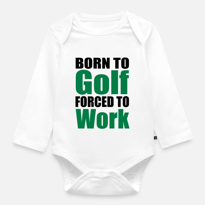 Golf - Baby Bio-Langarm-Body - Weiß