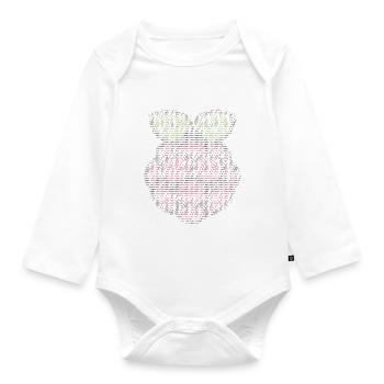 ASCII - Raspberry Pi - Body Bébé bio manches longues - blanc - Devant