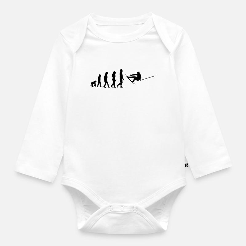 Wakeboard,Shred,Wakeboarder,Wakeboarding,Wake - Organic Longsleeve Baby Bodysuit - white