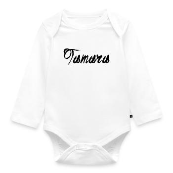 Tamara - Baby Bio-Langarm-Body - Weiß - Vorne