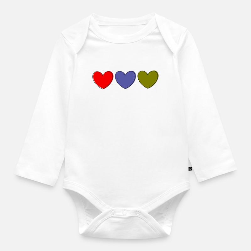Muttertags Geschenk Mutter Muttertag Geschenkidee - Baby Bio-Langarm-Body - Weiß