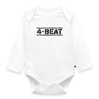 4 Beat - Organic Longsleeve Baby Bodysuit - white - Front