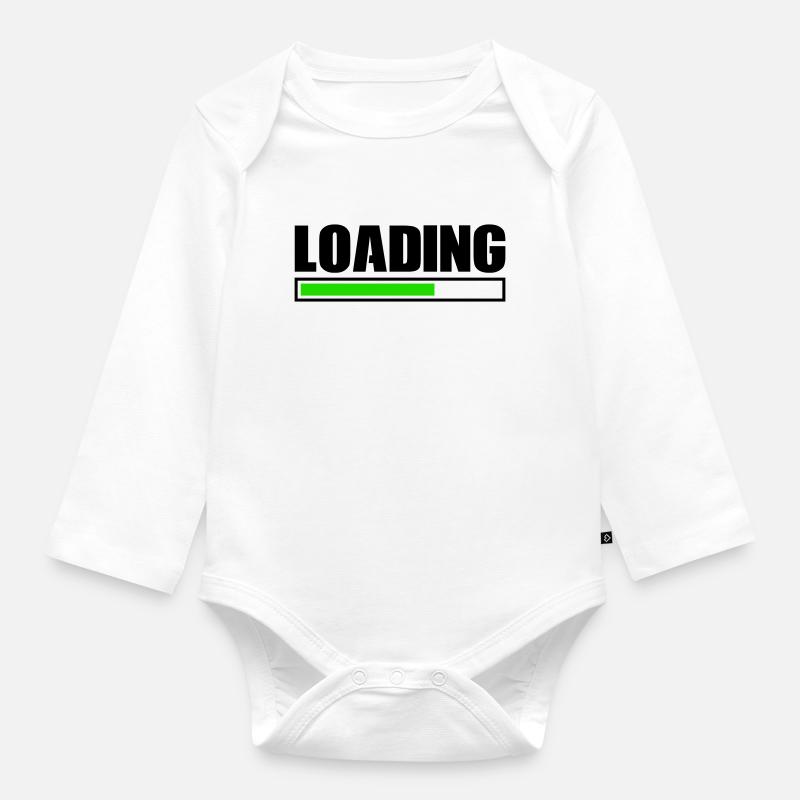 loading - Baby Bio-Langarm-Body - Weiß