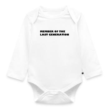 Last Generation - Baby Bio-Langarm-Body - Weiß - Vorne