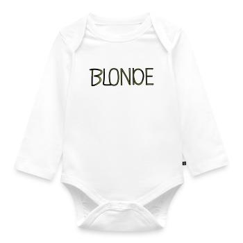 Blonde - Baby Bio-Langarm-Body - Weiß - Vorne