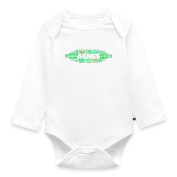 Mama Agnes - Baby Bio-Langarm-Body - Weiß - Vorne