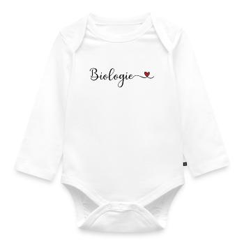 Biologie - Baby Bio-Langarm-Body - Weiß - Vorne