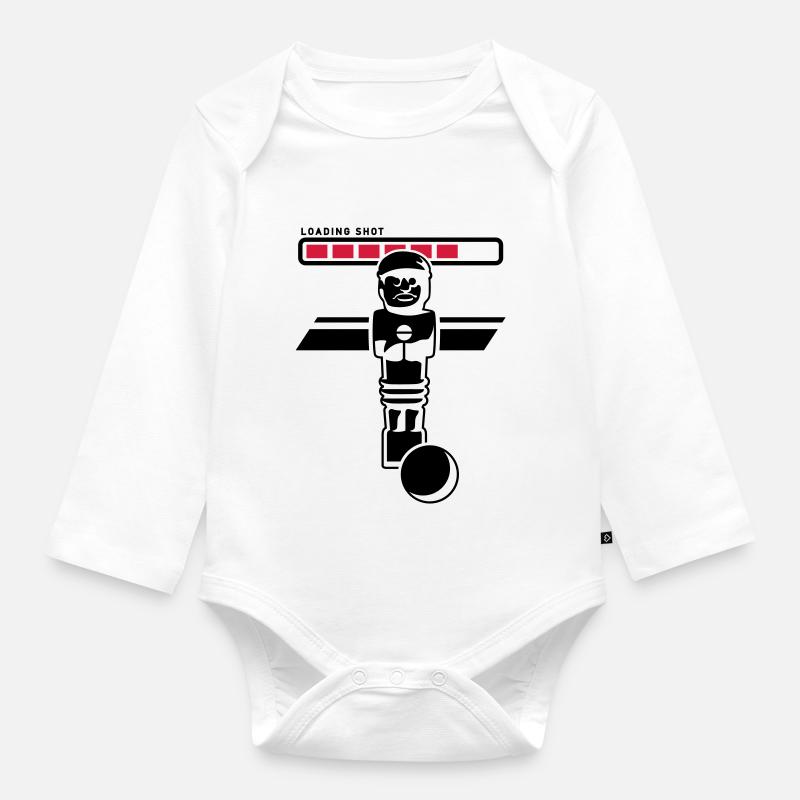 loading shot - Baby Bio-Langarm-Body - Weiß