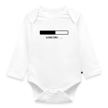 Loading... - Body Bébé bio manches longues - blanc - Devant