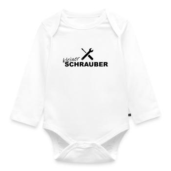 Petite visseuse comme idée de cadeau sucré - Body Bébé bio manches longues - blanc - Devant