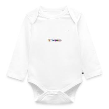 Astro World - Organic Longsleeve Baby Bodysuit - white - Front